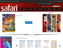 Tablet Screenshot of eng.safari-india.com